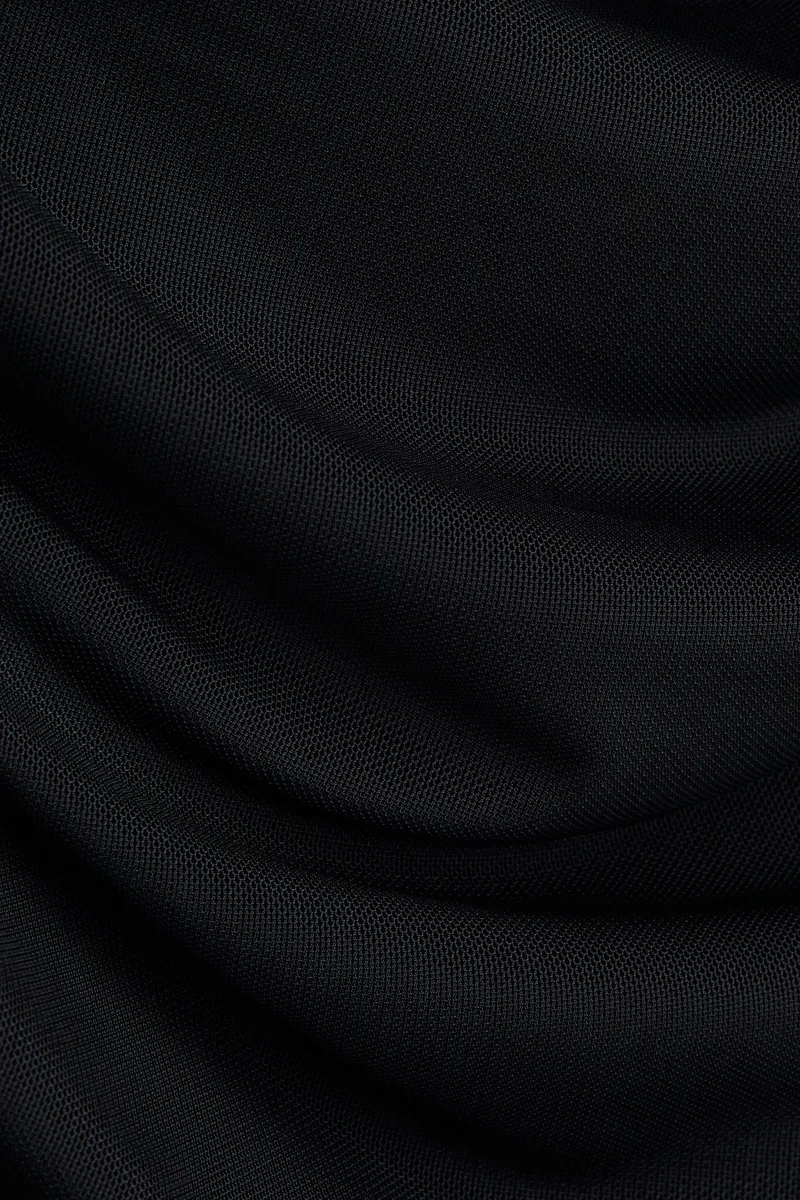 H&M One-shoulder mesh top